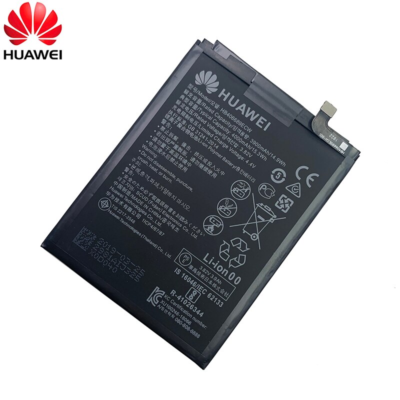 Hua Wei Originele Batterij 4000Mah HB406689ECW Voor Huawei Genieten 7 Plus TRT-L53 TRT-L21A TRT-AL00 TL10A Y7 TRT-LX1 LX2 L23