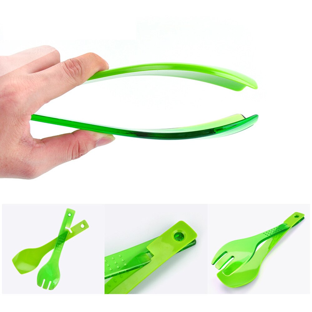 1pc Plastic Color Crocodile Shape Non Stick Food Tongs Barbecue Clip Salad Food Tong Kitchen Tools Utensils Accessories