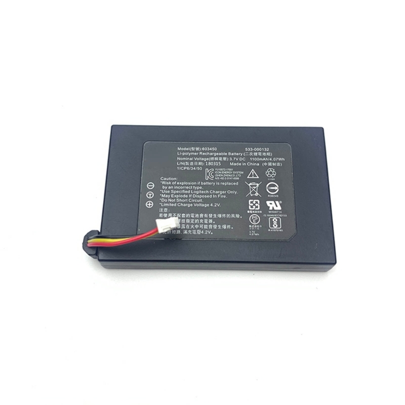 1200 mAh 533-000132 Headset-Akku für Logitech G533 G933 G533S G933S Kopfhörer T3EB