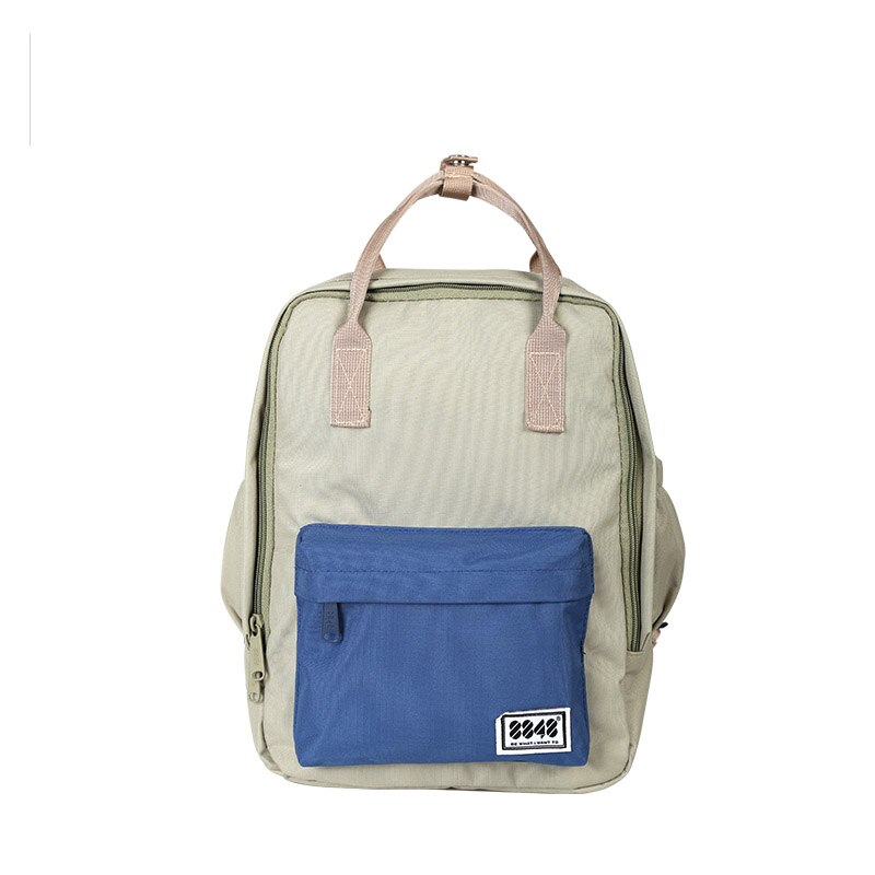 Donne Zaini di Tela di canapa di Colore Della Caramella Impermeabile Borse Da Scuola Per Le Ragazze adolescenti Zaini Laptop Borsa A Tracolla Nuovo 2019 003-008-004: 017