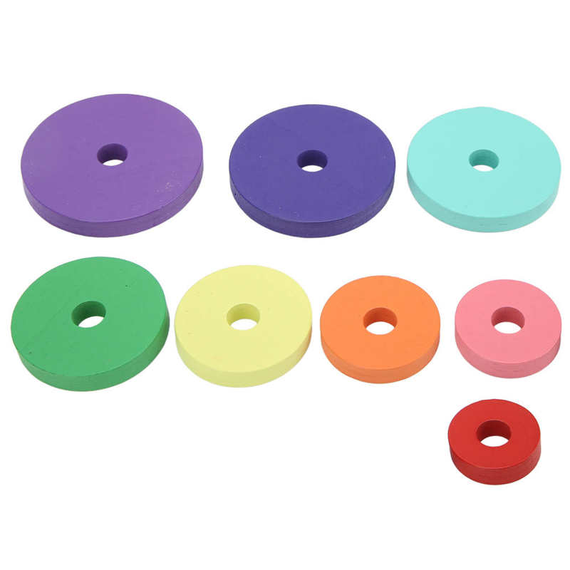 Parrot Educational Toy Bird Ring Toss Game Puzzle Toy Colorful for Parrots