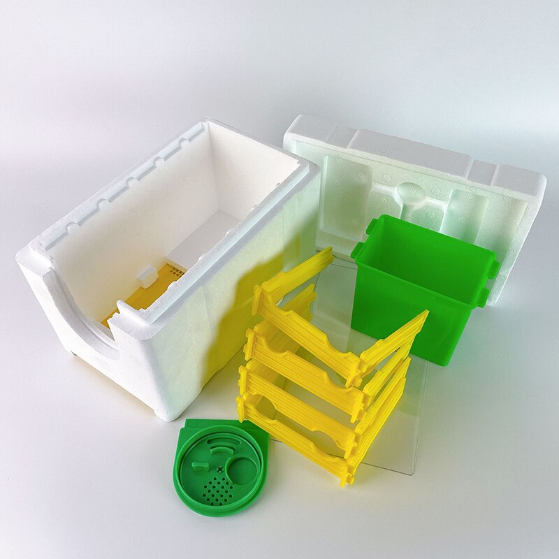 Bee Hive Beekeeping King Box Large-Capacity Water Feeder Pollination Box Bee Hive Home Beekeeping Supplies Hive Case