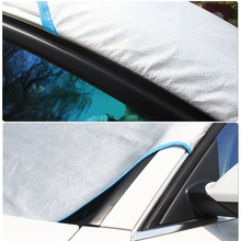 Encell Accessoires Auto Cover Zilveren Zon & Uv-bescherming Half Auto Cover Regen Sneeuw Ijs Dust Waterdichte Bescherming Cover