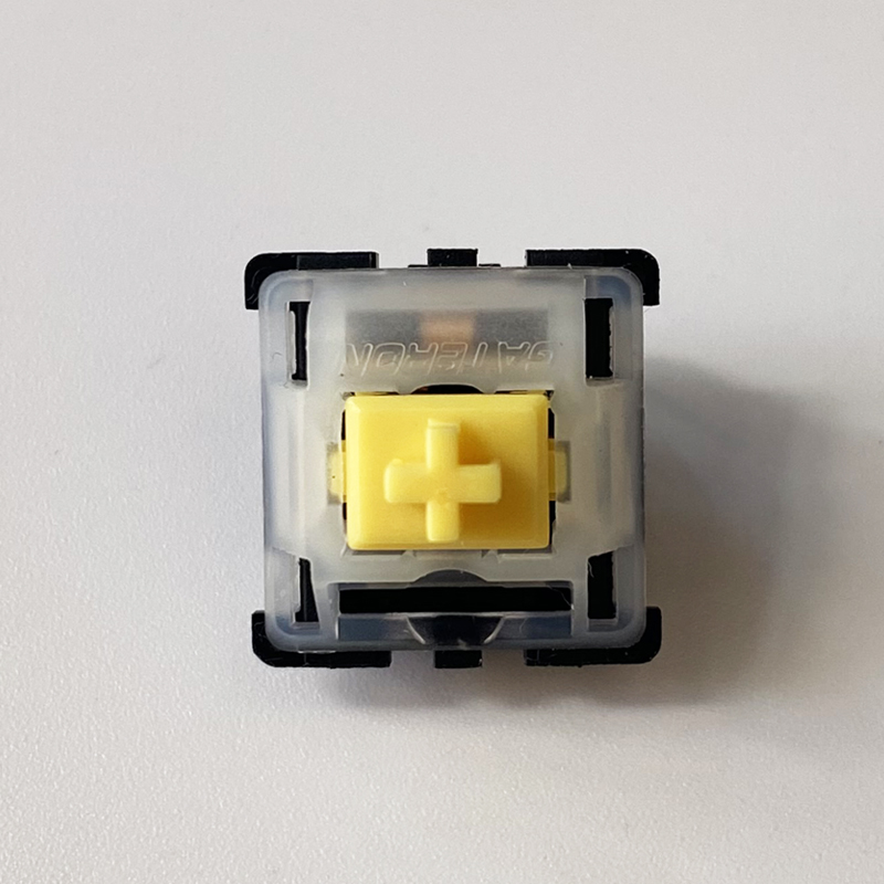 gateron yellow switch 5pin mechanical keyboard accessories game: ks-3x47 / 70PCS