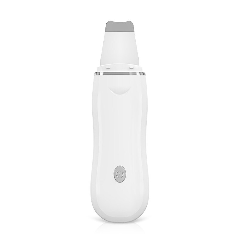 Skin Scrubber Nano Ion Skin Scraper Peeling Pore Cleaner RF EMS LED Mesotherapy Face Massager Electric Facial Cleanser Machine: Blue