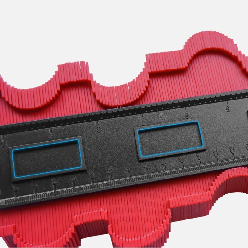 Profile Gauge Shape Template Plastic Contour Copy Duplicator Edge Shaping Ruler