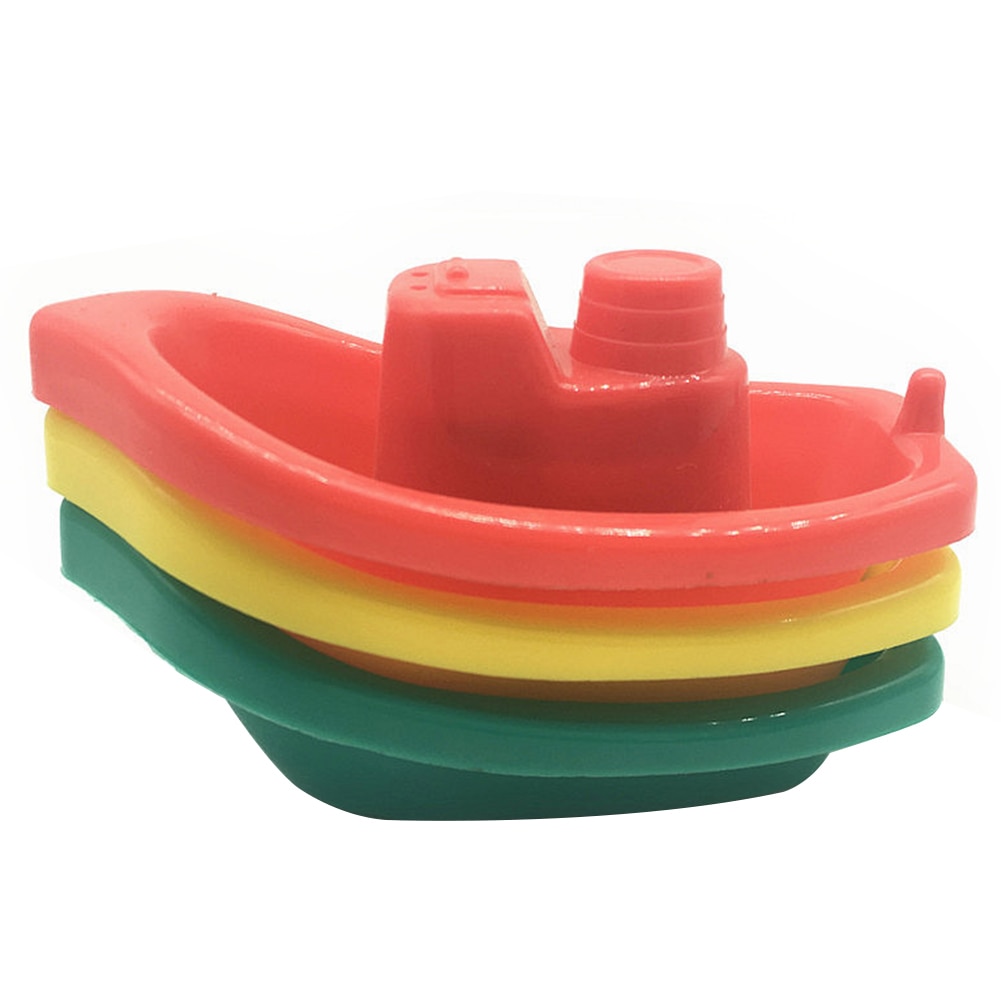 4 Stck freundlicher Spielen Schlecht Wasser Schwimm Schiff Boote Spielzeug freundlicher Badewanne Hause Spaß Baby Pädagogisches einfallsreich