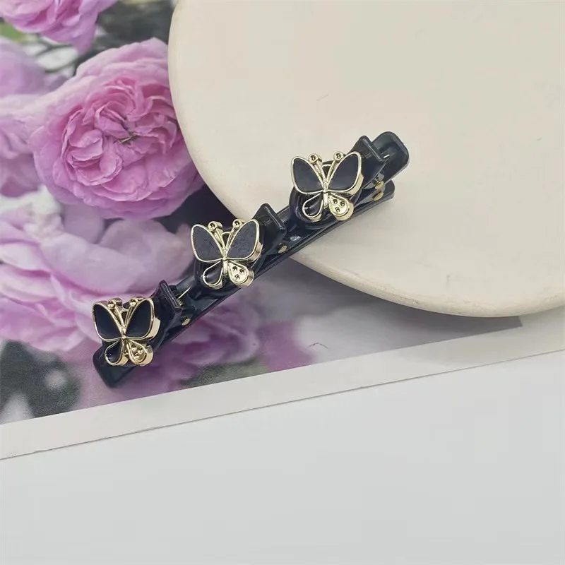 Double Layer Braided Hairpin Hair Hoop Broken Hair Clip Women Hairpin Korean Fixed Headband Hairpin Lazy Hair Accessories: WHITE