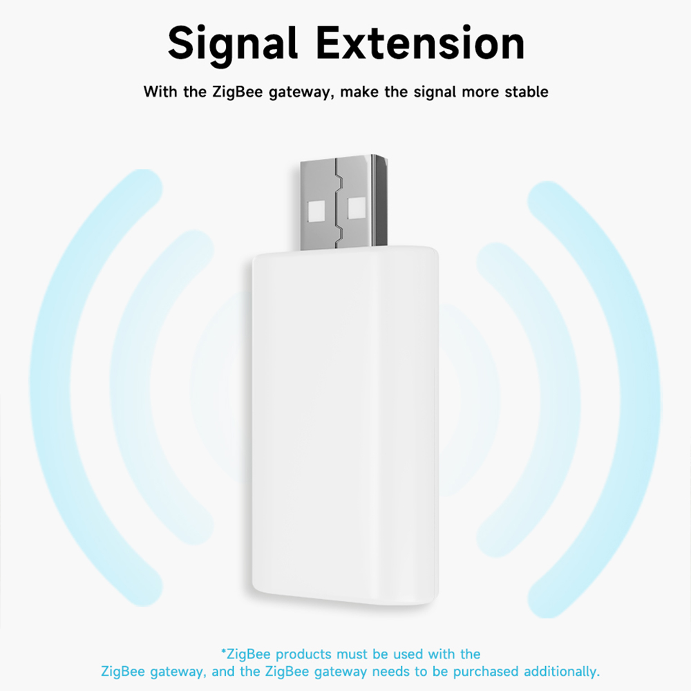 Wzmacniacz sygnału usb z bramką zigbee tuya, wymagany przez alexę/asystenta google, wzmacniacz zasięgu urządzenia