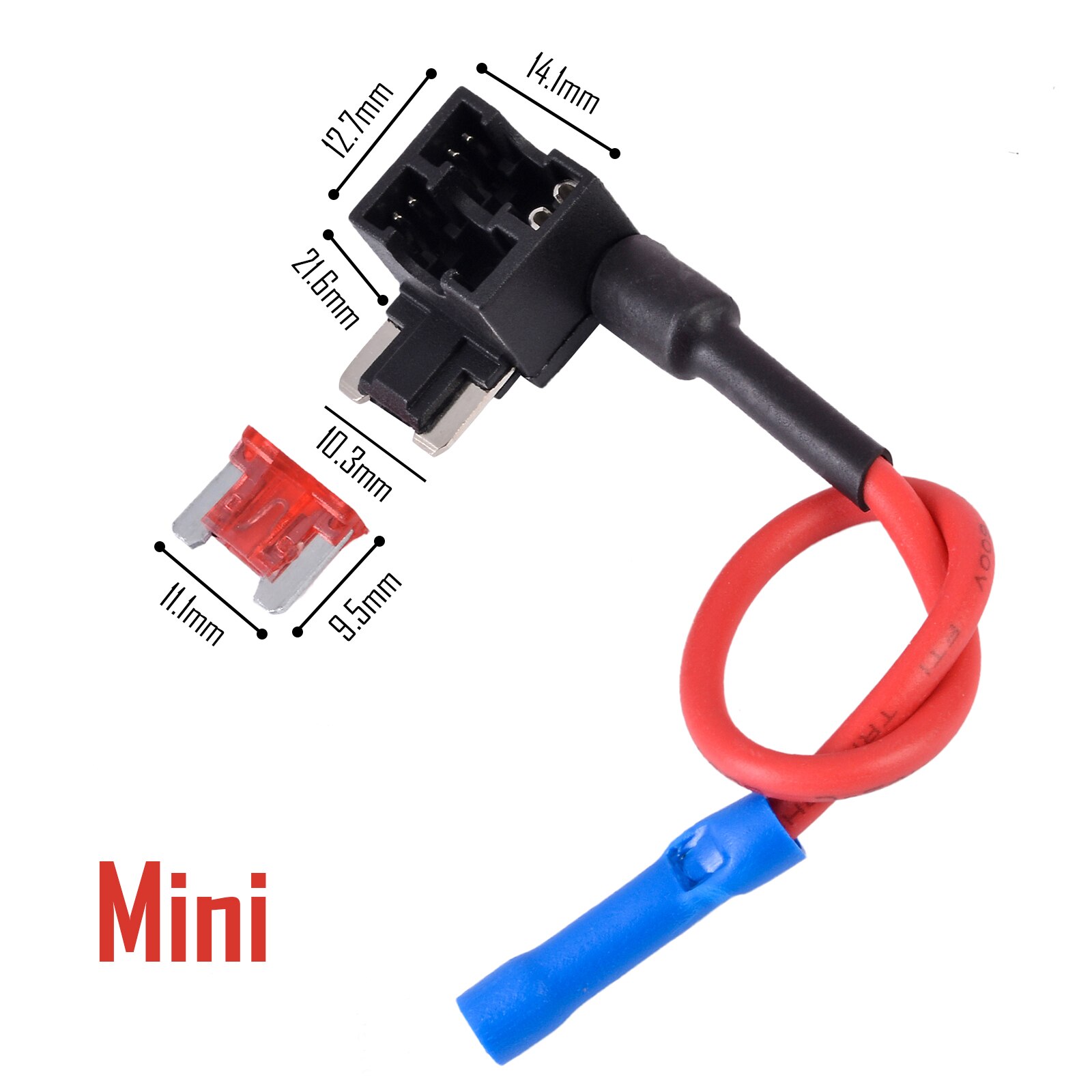 1 Pc Auto Zekering Splitter Houder Adapter Mini/Kleine/Medium 12V Voeg Een Circuit Piggy Back Zekering tap Adapter Accessoires