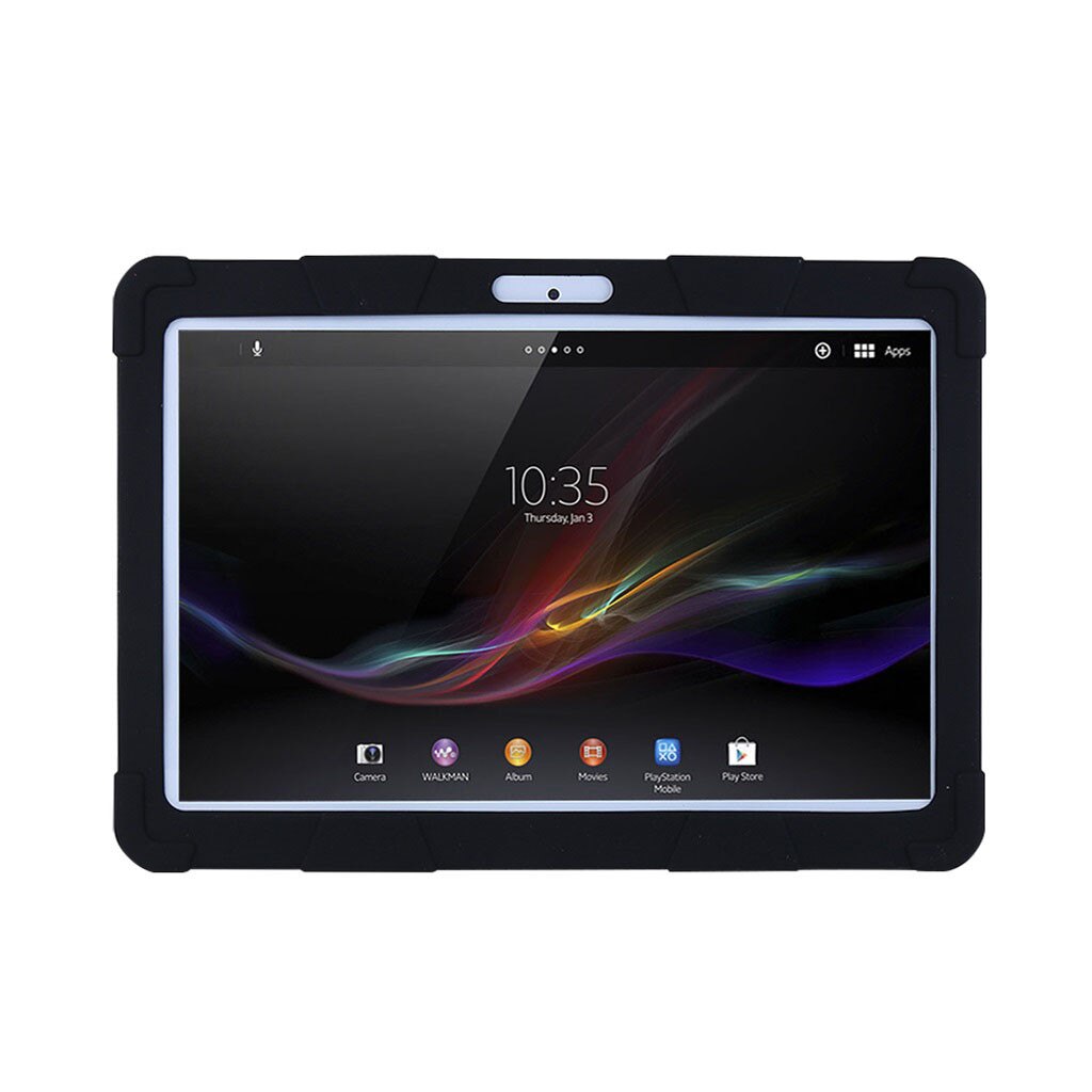 Universal Siliconen Cover Case Voor 10 10.1 Inch Android Tablet Pc Flexibele Vaste Frame Beschermende Shockproof