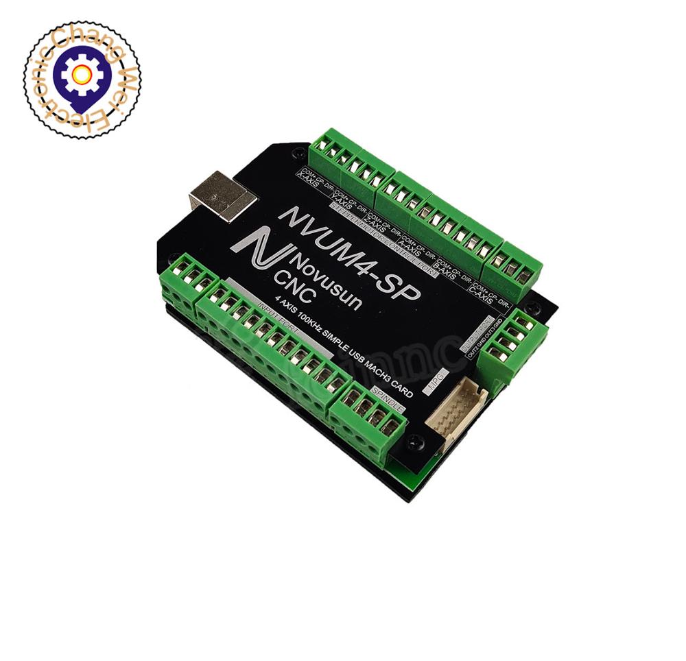 Mach3 usb-schnittstelle NVUM-SP cnc Bewegung Regler nvcm 3 achsen 4 achsen 5 achsen 6 achsen cnc Bewegung Kontrolle karte metall fallen nicht