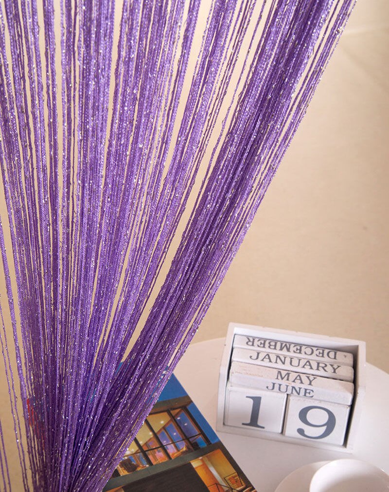 Tira de cortina para puerta con flecos, cortina para puerta, divisor para habitación, decoración de borlas: b