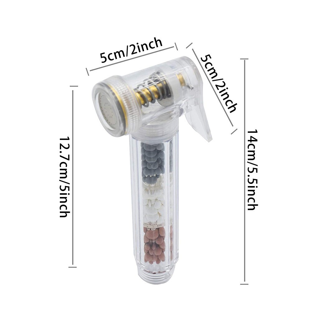 Luier Huisdieren Douche Water Saving Handheld Wc Spuit Hoofd Badkamer Draagbare Ionische Filter Thuis Hoge Druk Bidet Onderdelen