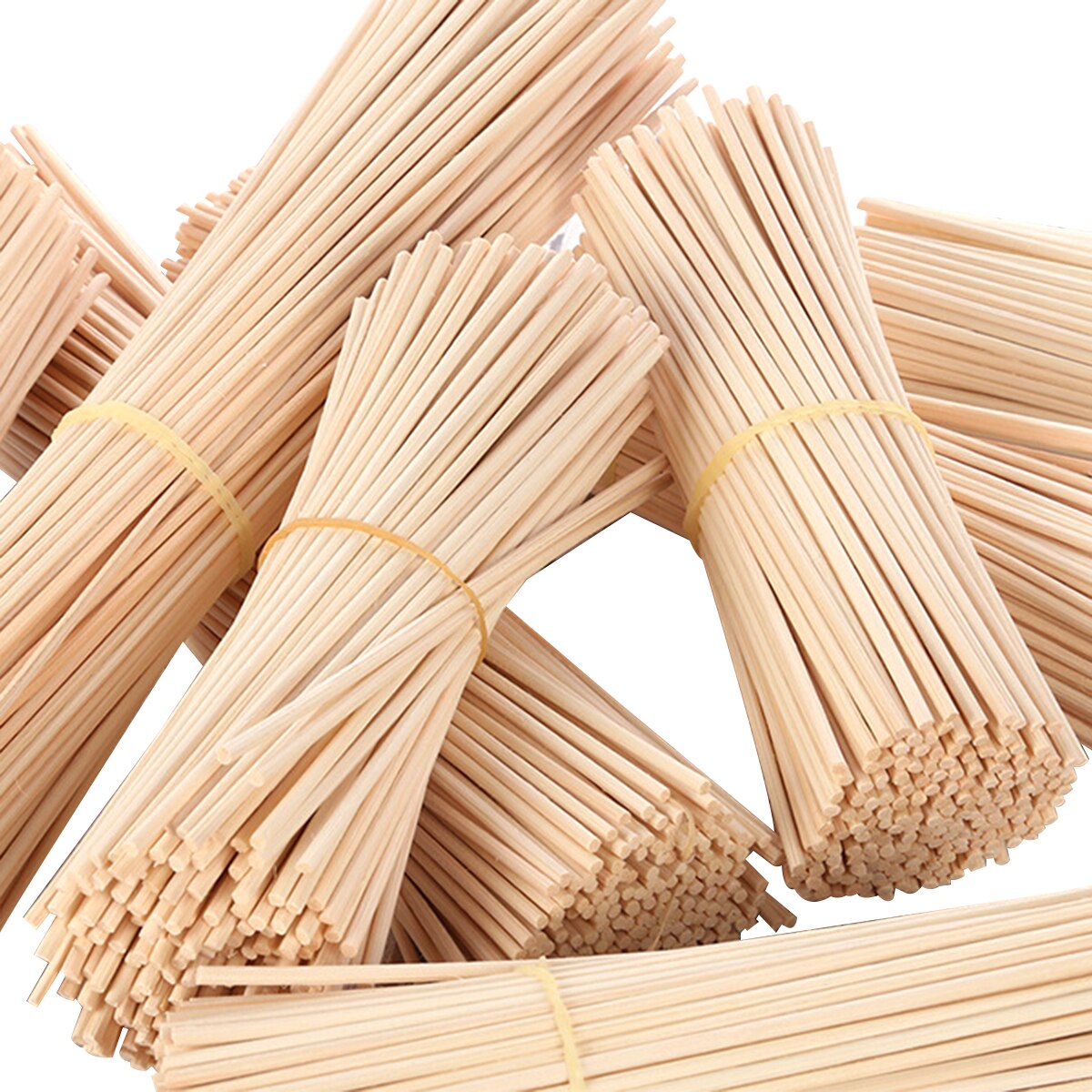 200Pcs Reed Diffuser Sticks Natural Rattan Wood Sticks Essential Oil Aroma Diffuser Sticks for Home Office Aroma Diffuser Sticks