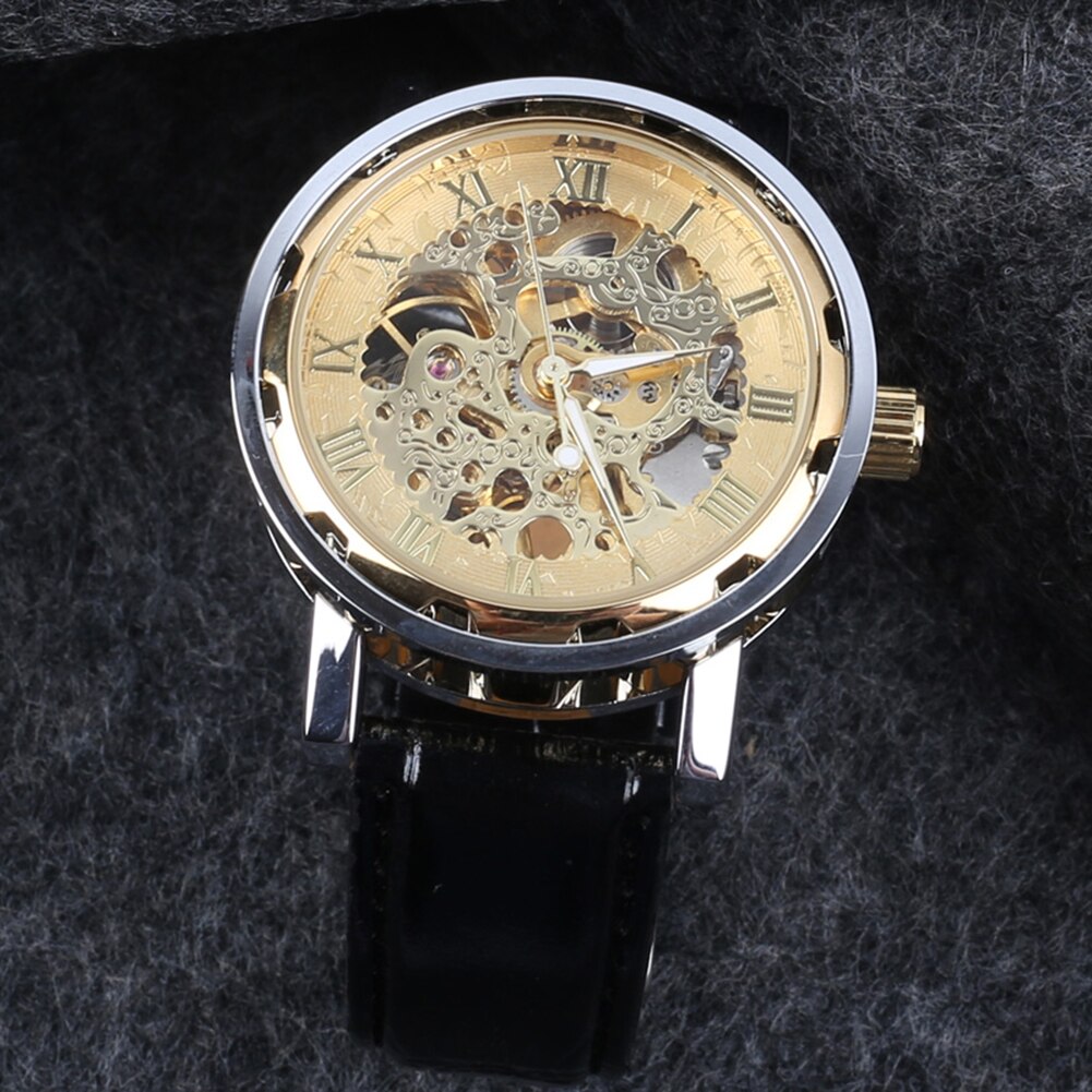 Skeleton Horloges Mechanische Automatische Horloge Mannen Sport Klok Casual Business Polshorloge Relojes Hombre