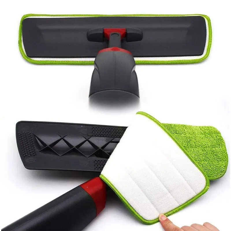 2-teilige Mikrofaser-Ersatz-Mop-Pads, wasch bare Mop-Nachfüllung für Sprüh mops und Mops, Reinigungs werkzeuge, nass und trocken