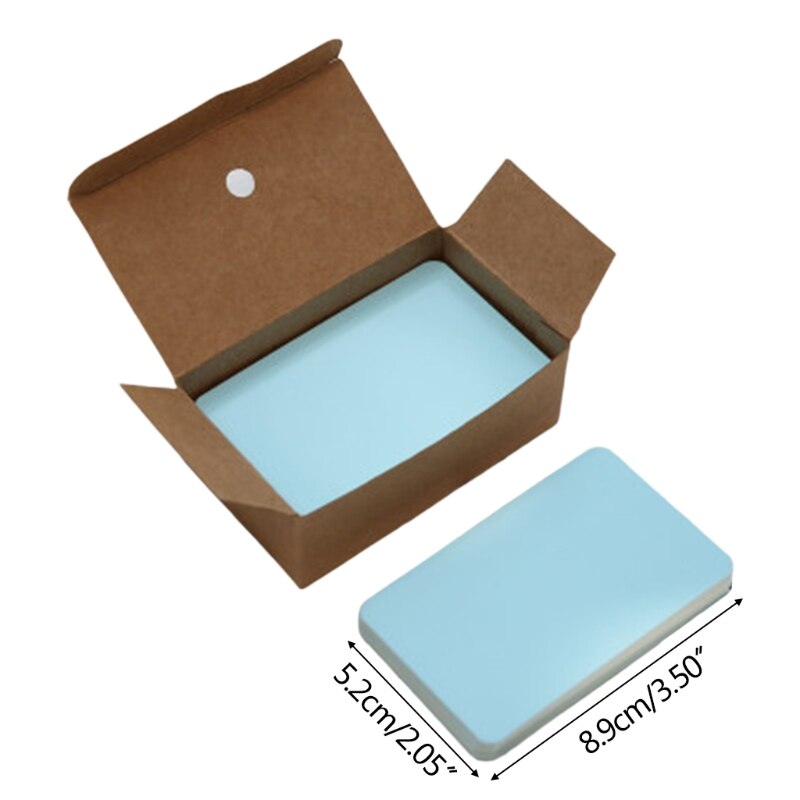 100 Sheets/Box Paper Message Card Blank Handwritten Memo Notecards Postcard H3CA