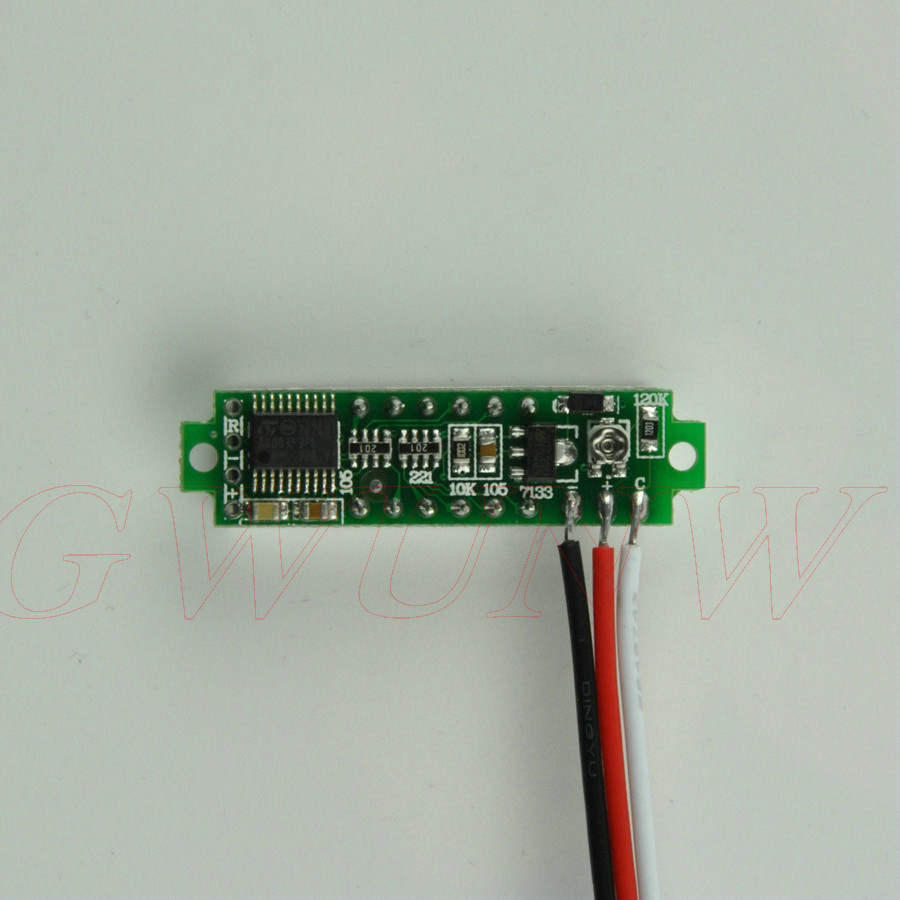 GWUNW BY428V 0.28 inch 4 bit Micro voltmeter DC 0-99.99V(100V) Voltage Tester Meter