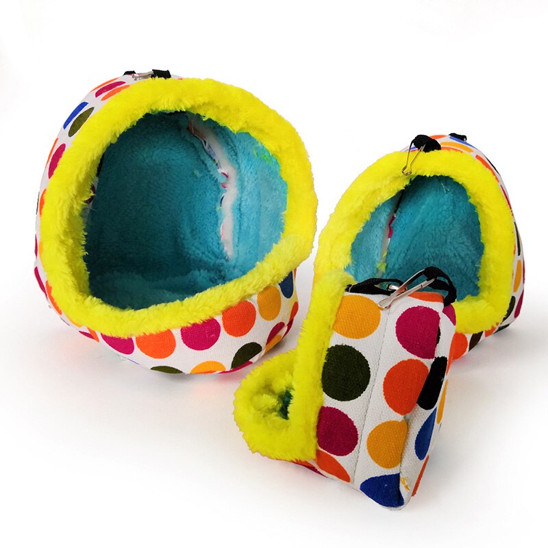 Warm Vogel Papegaai Nest Zachte Pluche Huisdier Vogel Hangmat Papegaai Hamster Chinchilla Eekhoorn Opknoping Cave Tent Huisdier Slapen Nest Huis