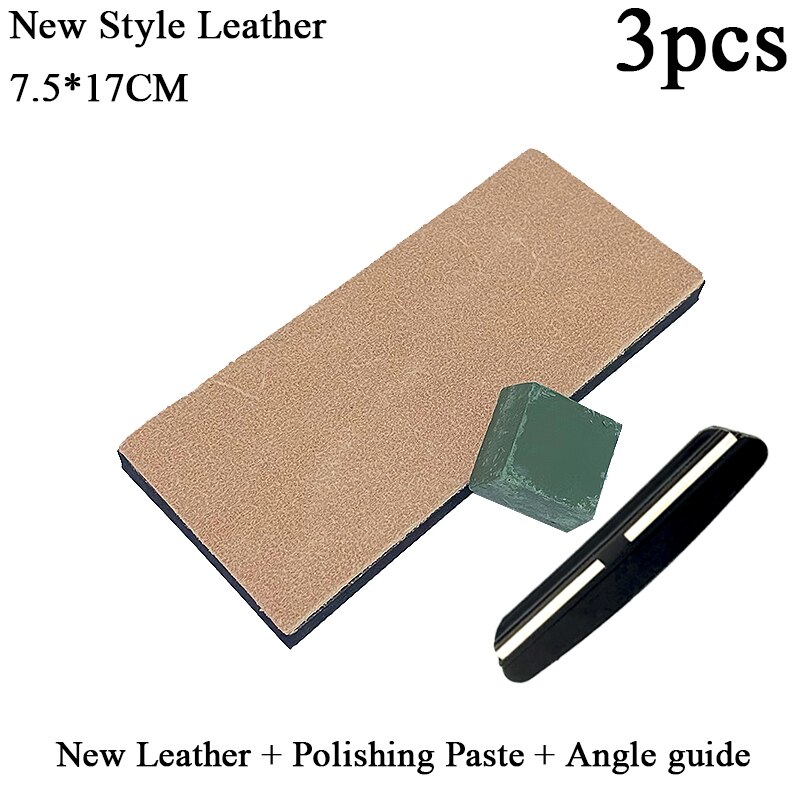 Knife Polishing Sharpener Sharpening Stone Leather Honing Strop Compound Grinding Knife Paste Polishing Paste Sharpening Tool: J