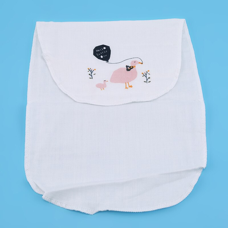 2 st/förpackning aby wicking handduk absorberar svett tillbaka handduk svettservetter återanvändbar babyhandduk med tecknat tryck
