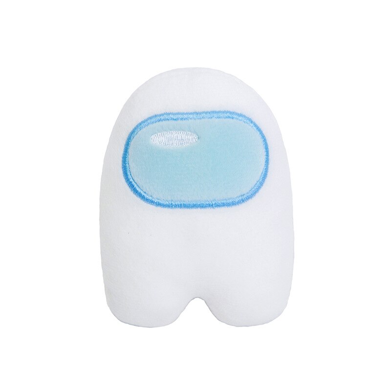 10Cm Gevulde Poppen Onder Ons Pluche Dier Onder Ons Spel Knuffel Kawaii Figuur Peluche Brinquedos Kids Jongen Speelgoed kerstcadeau: WHITE