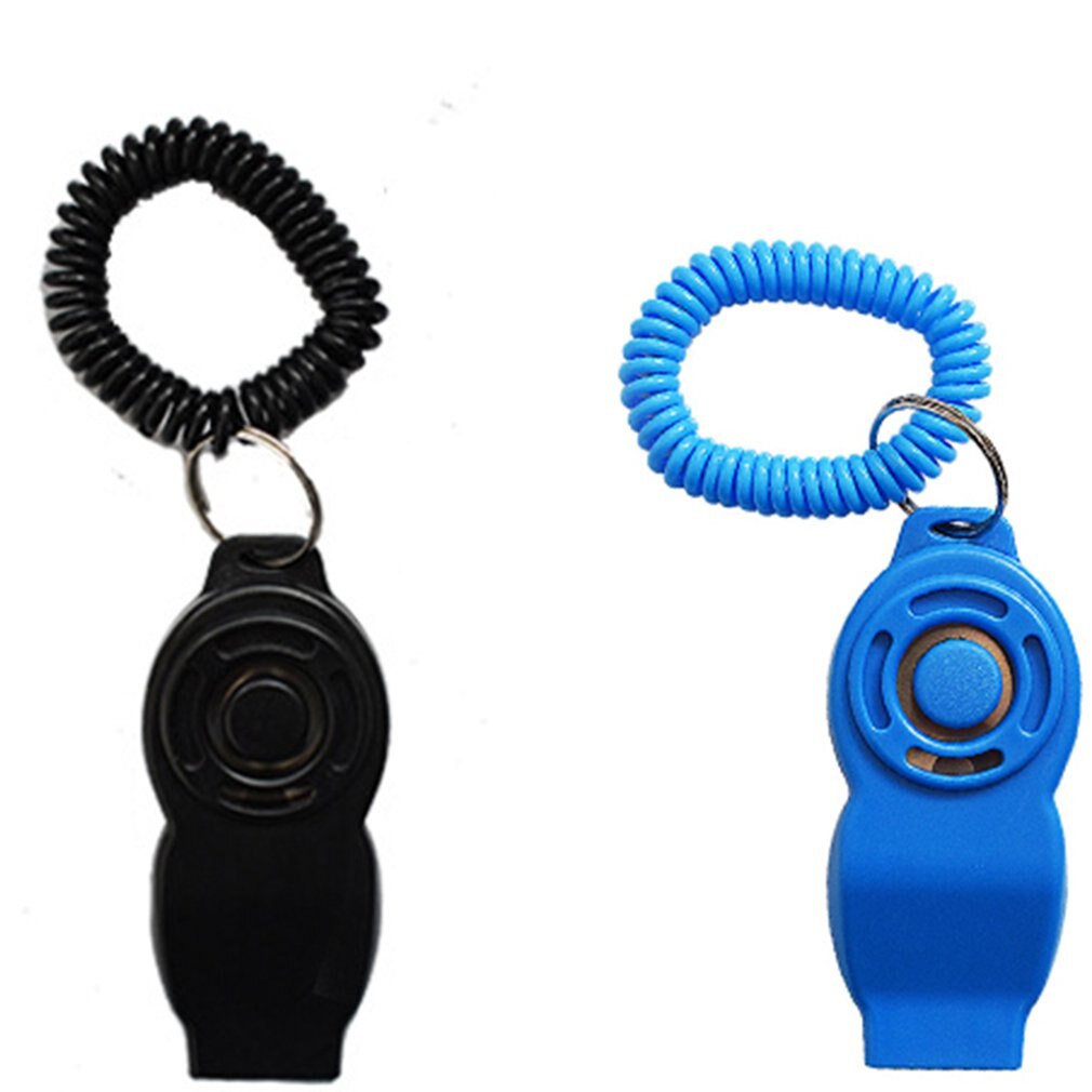 Eight Character Two In One Sound For Dog Training Pressure Whistle Multi-function Knob Pet Rattles Dog Ring Trainer