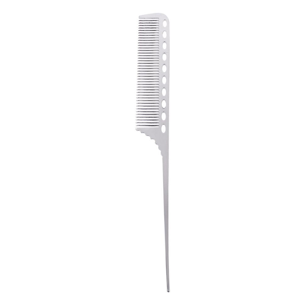 1/2pcs Metal Hair Comb Salon Anti-static Hairdresser Hair Cutting Combs Brush Hair Styling Tools Metal Steel Comb: 10 1pc