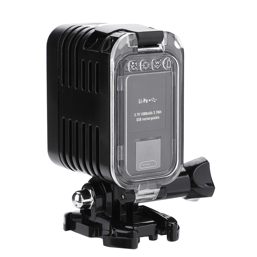Vullen Licht Onderwater Duiken Video Camcorder LED Vullen Lamp Verlichting Met USB Kabel En Aansluiten Beugel Voor GoPro Camera