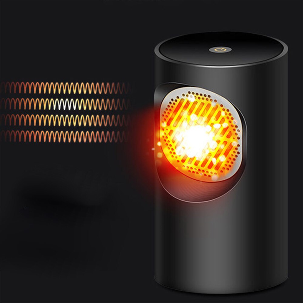 Mini Heater Touchscreen Desktop Heaters For Office Home Bedroom Warm/Cold Wind Overheat Protection