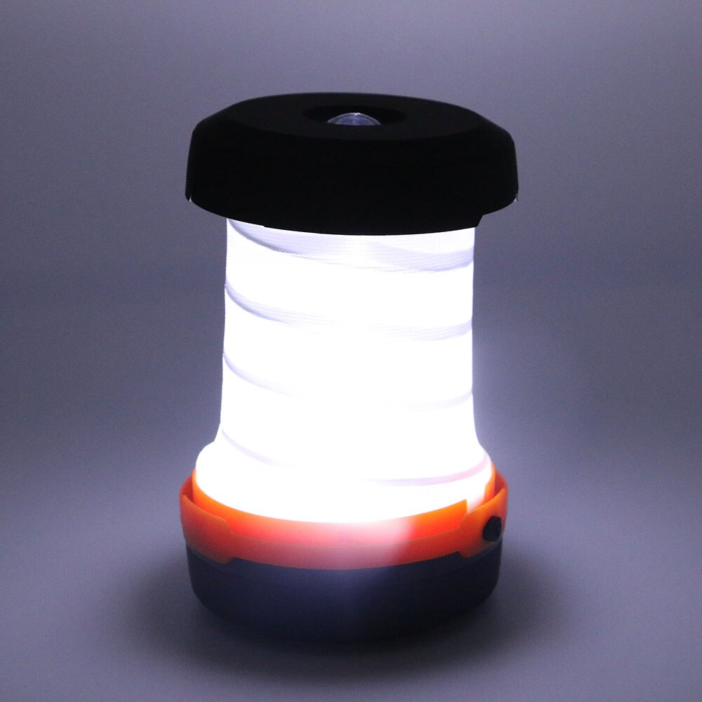 Multifunktion bærbar lanterne mini camping telt lampe udtrækkelig udendørs nødlampe lomme lommelygte brug aa batteri