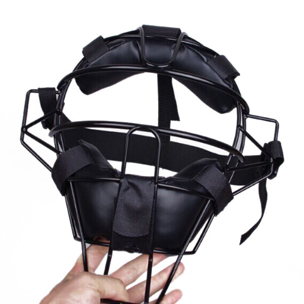 Basebol softball resistente juventude catcher máscara (preto)