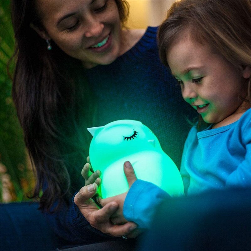 Luz nocturna para niños, luz nocturna para bebés con sensor táctil