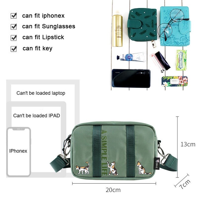 Blumenprinzessin damen-umhängetasche, kleine sommer-schultertasche aus Nylon, reise-Bote-tasche für Teenager-mädchen, bestickte handtasche