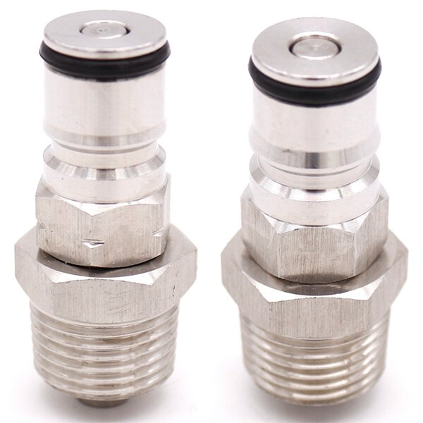 Homebrew 19/32-18 Ball Lock Post with 1/2" NPT Thread Bulkhead Assembly Gas/Liquid Ball Lock Corny Keg Adapter: Ball Lock Post