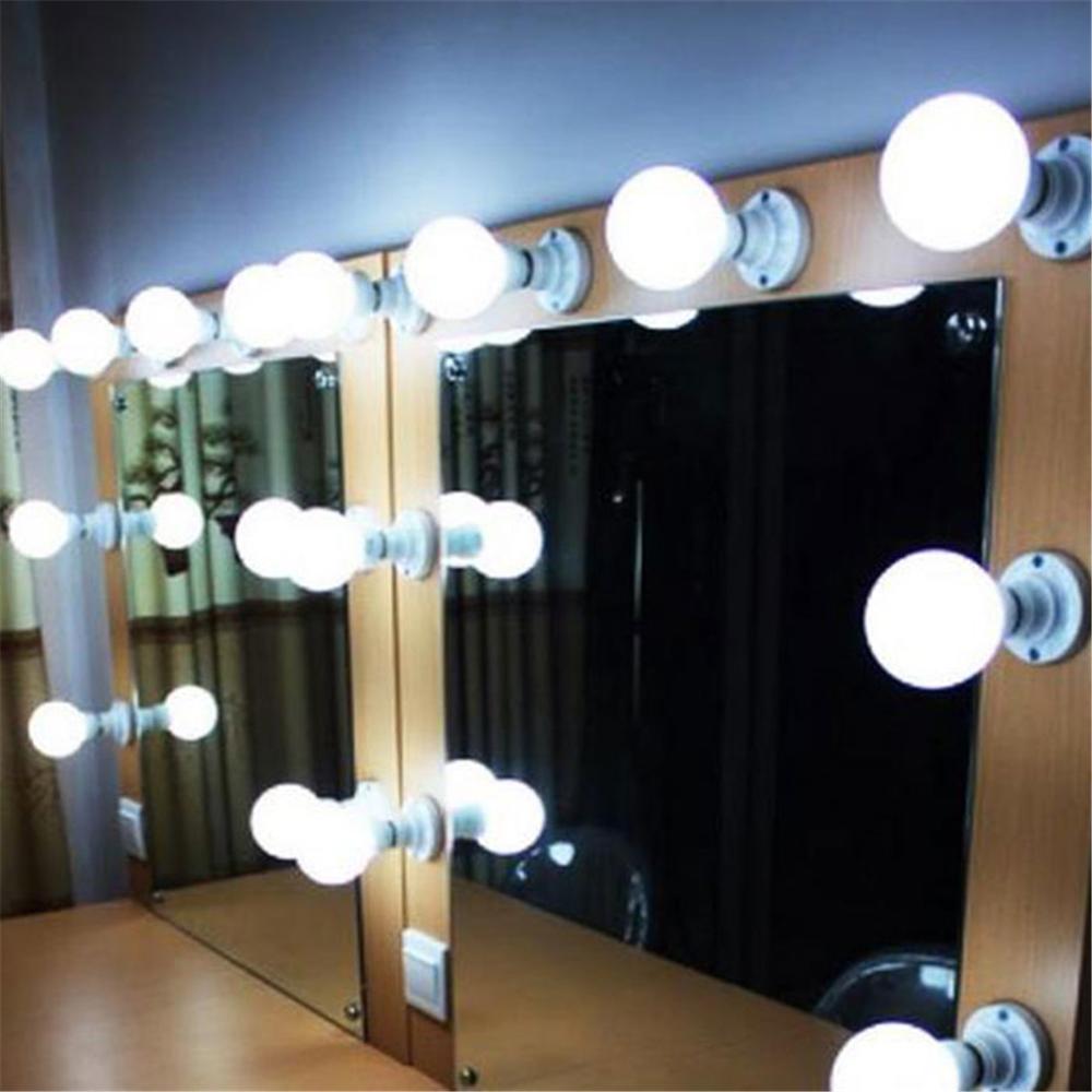 Hollywood stil  e27 forfængelighed lys vægmonteret stik i badeværelsesspejl frontlampe led studio dressing værelse strip vægbelysning