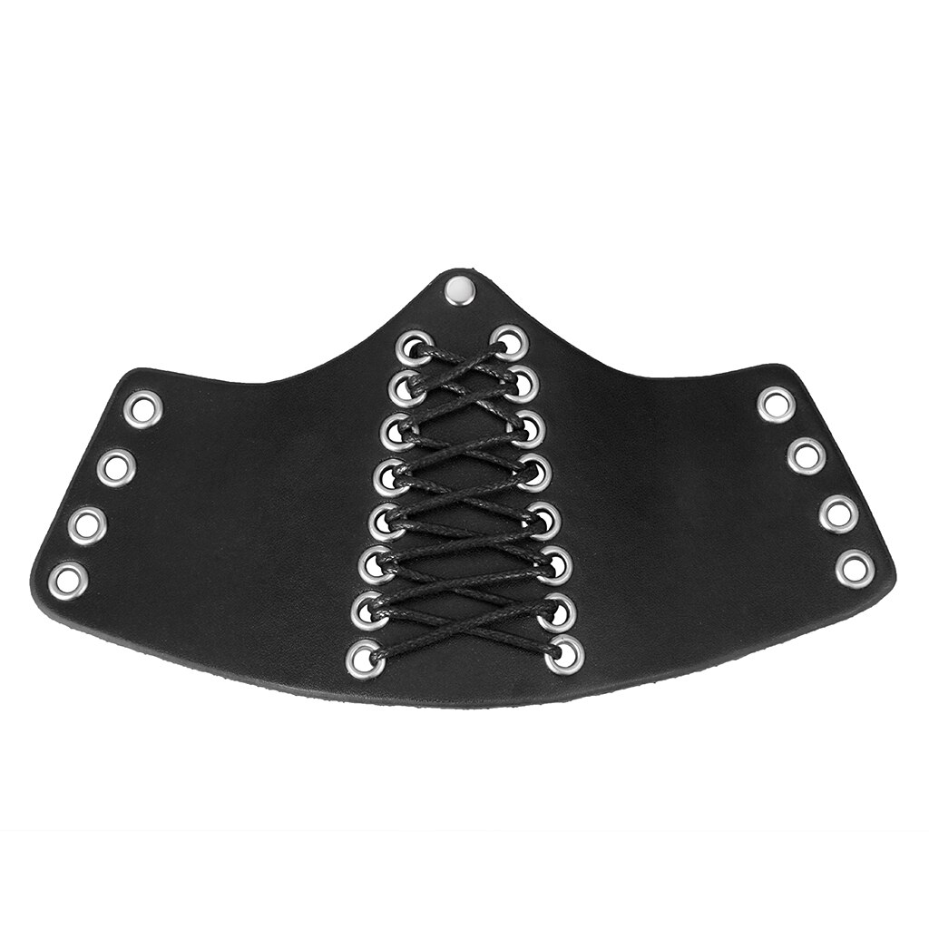 Faux Leder Arm Wachen Mittelalterlichen Ritter Armschienen Eine Größe Schnürsenkel Einstellbar mittelalterlich Punk Radfahrer Armbinde