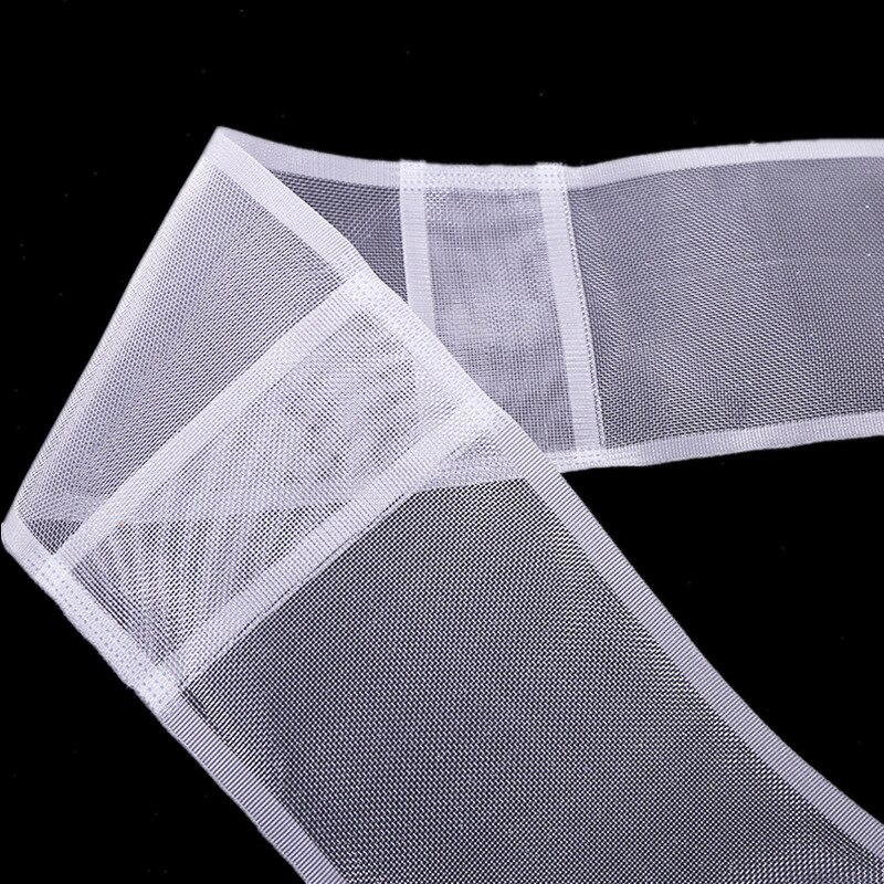 Transparent gardintape krok gardiner stavband diy vit gardin polyester tejp för gardintillbehör  cp101 & c