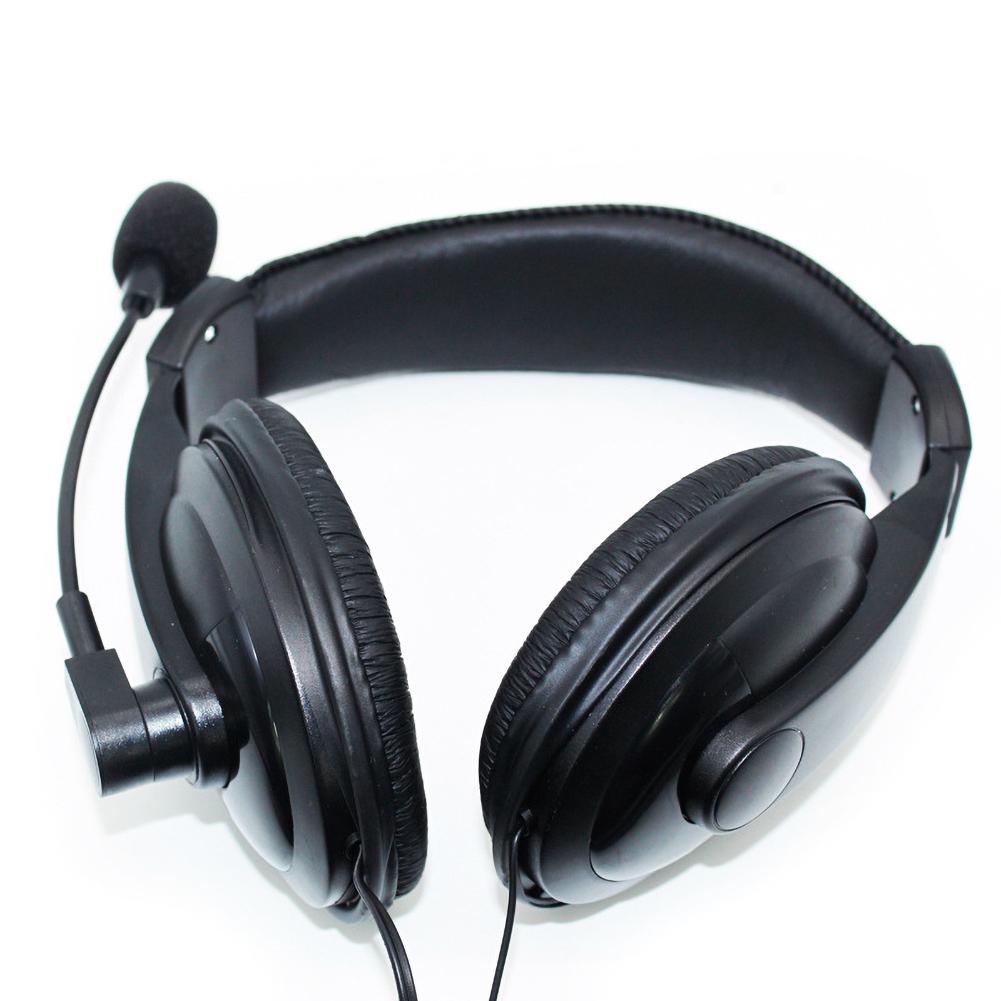 G750 Universal 3.5mm Jack Over-Ear Business Computer Headset Headphone with Mic