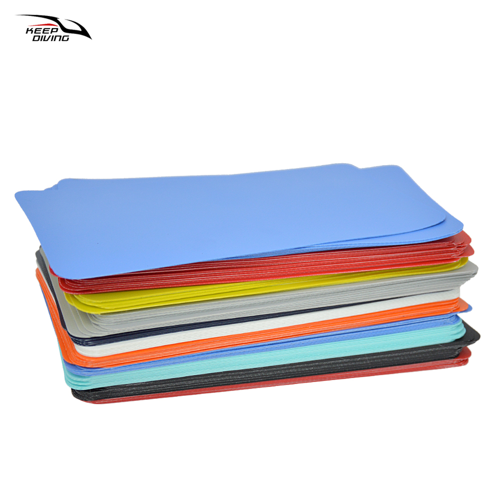 2 pezzi di barche gonfiabili patch di riparazione in PVC kayak gommone strumento patch impermeabile toppa di riparazione in PVC con foro di perdita danneggiato quadrato