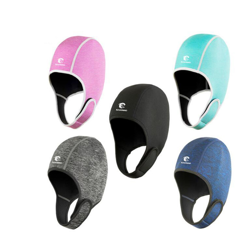 Gorro de buceo de neopreno de 2MM para hombre y mujer, resistente a los rayos UV, a prueba de sol, gorro de esnórquel para surf, capucha térmica, gorro de natación para invierno