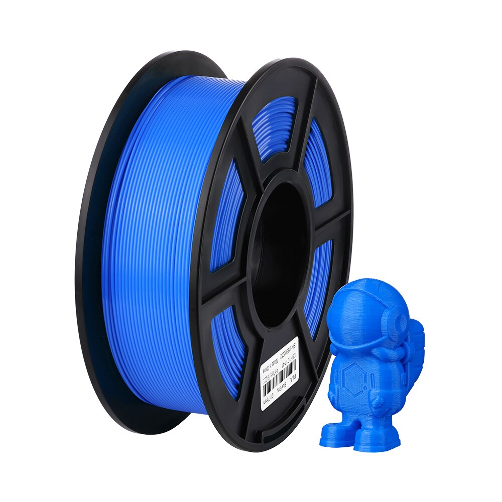 ANCUBIC 3D Drucker Filament PLA 1,75mm Kunststoff Für Chiron mega 1KG 6 Farben Optional Gummi Verbrauchs Material für ender 3 Profi: Blau-1KG