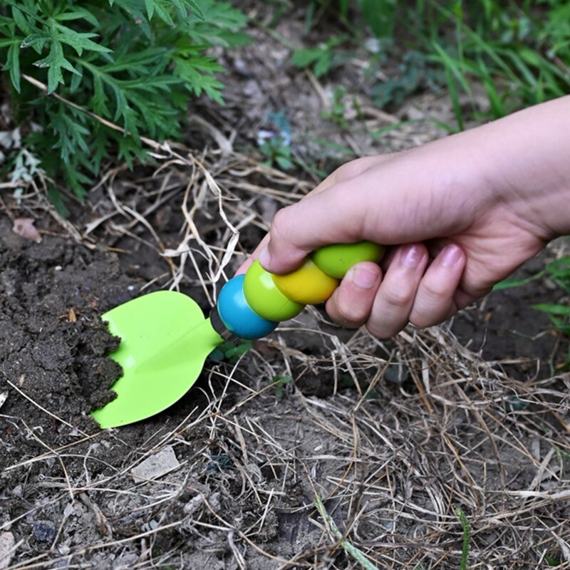 Rastrillo de pala con de oruga para niños, juguete de playa, verano, playa, excavar, arena, Mini herramienta de jardinería