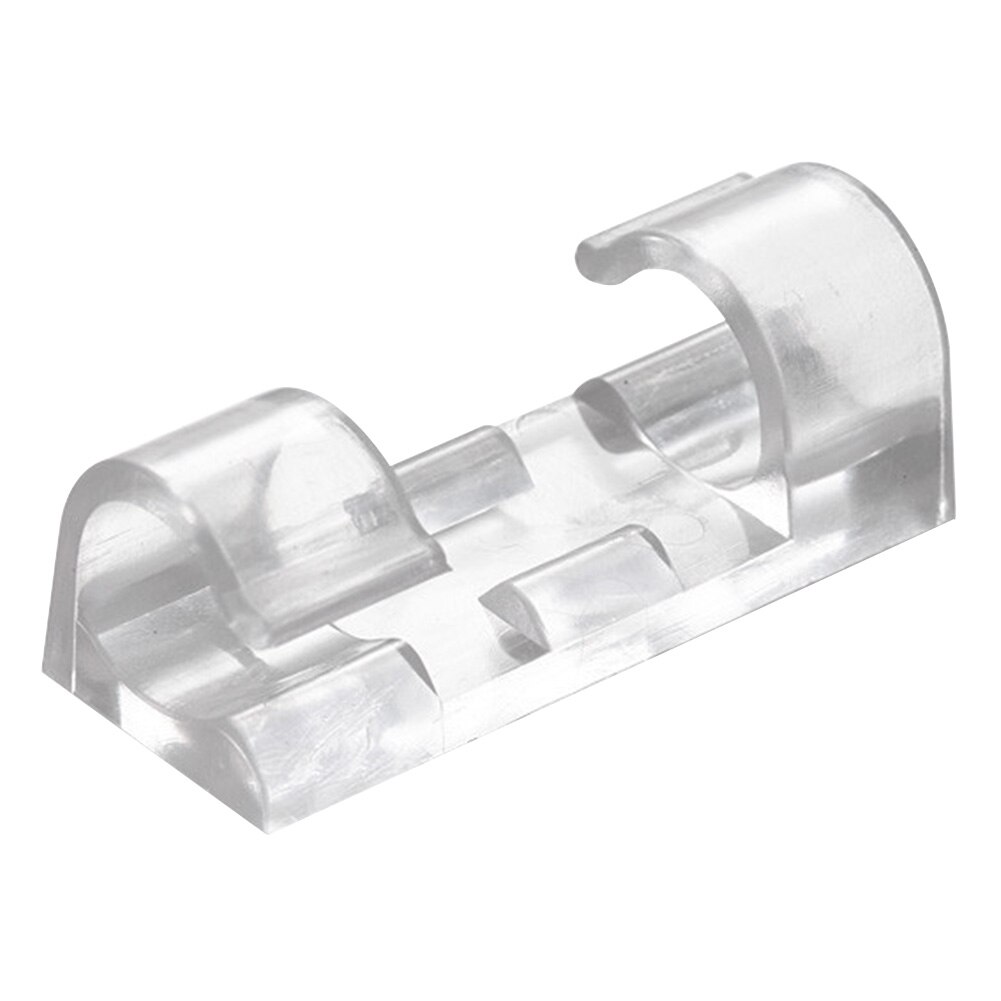 Cable Clip Fixed Office Desk Self Adhesive Management Buckle Organiser Wall Clamp Fasteners Wire Holder Multi-Purpose: Transparent  L