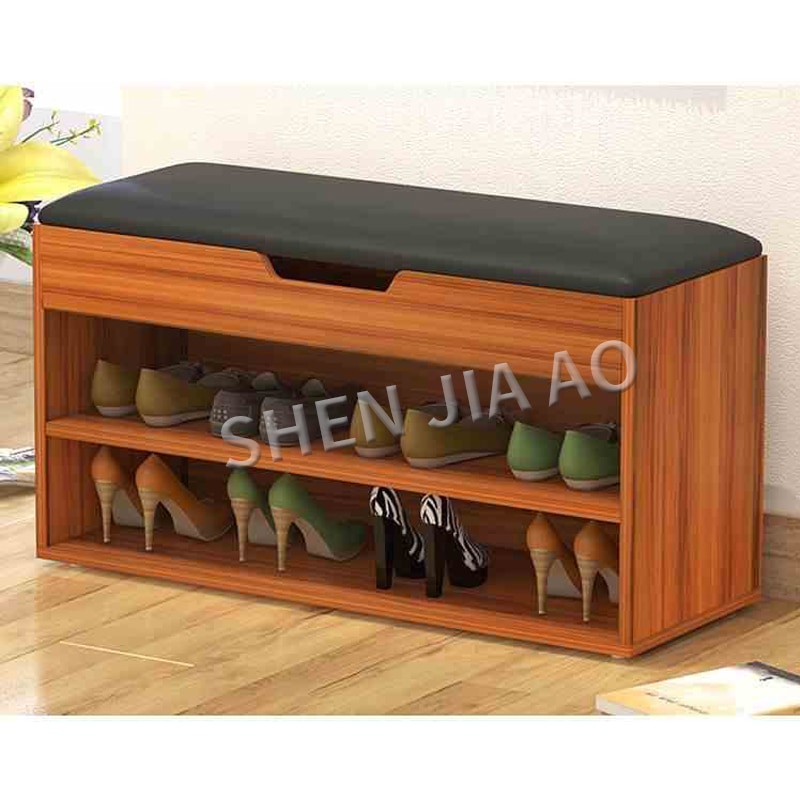 Multifunctional Cloth Stool Shoe Bench Storage Stool Chair Small Cabinet Simple Style Storage Box Stool 1PC