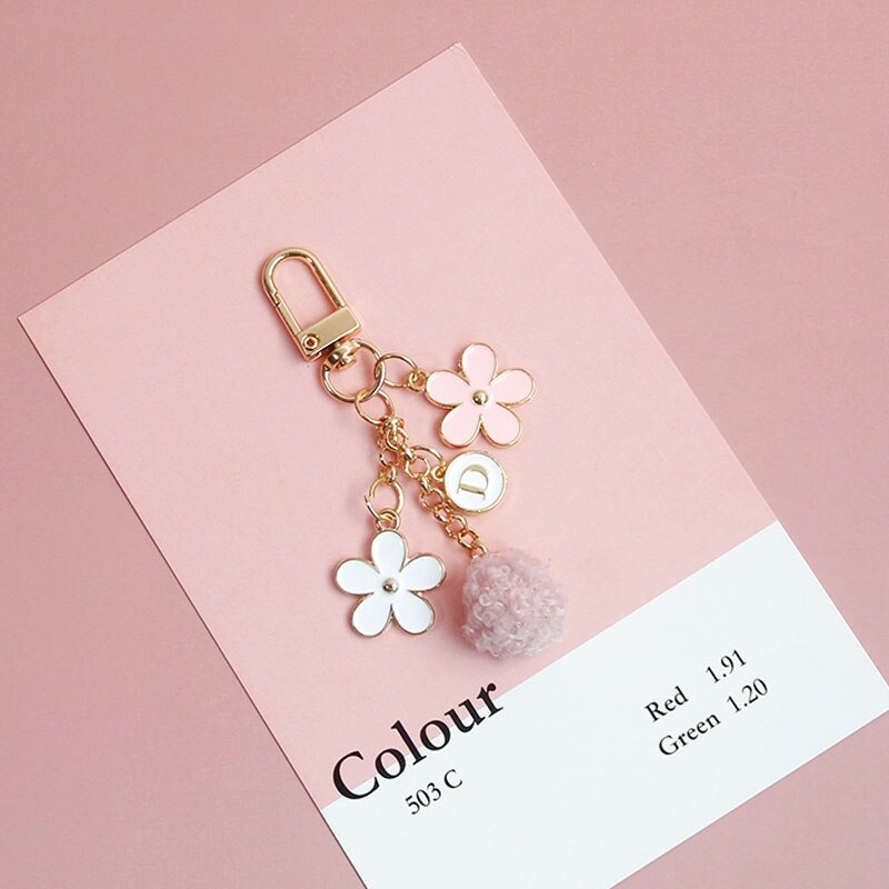 Cute Korean Smart phone Strap Lanyards for iPhone Samsung Keys Decoration Daisy Mobile Phone Strap Hang Rope Phone Charm