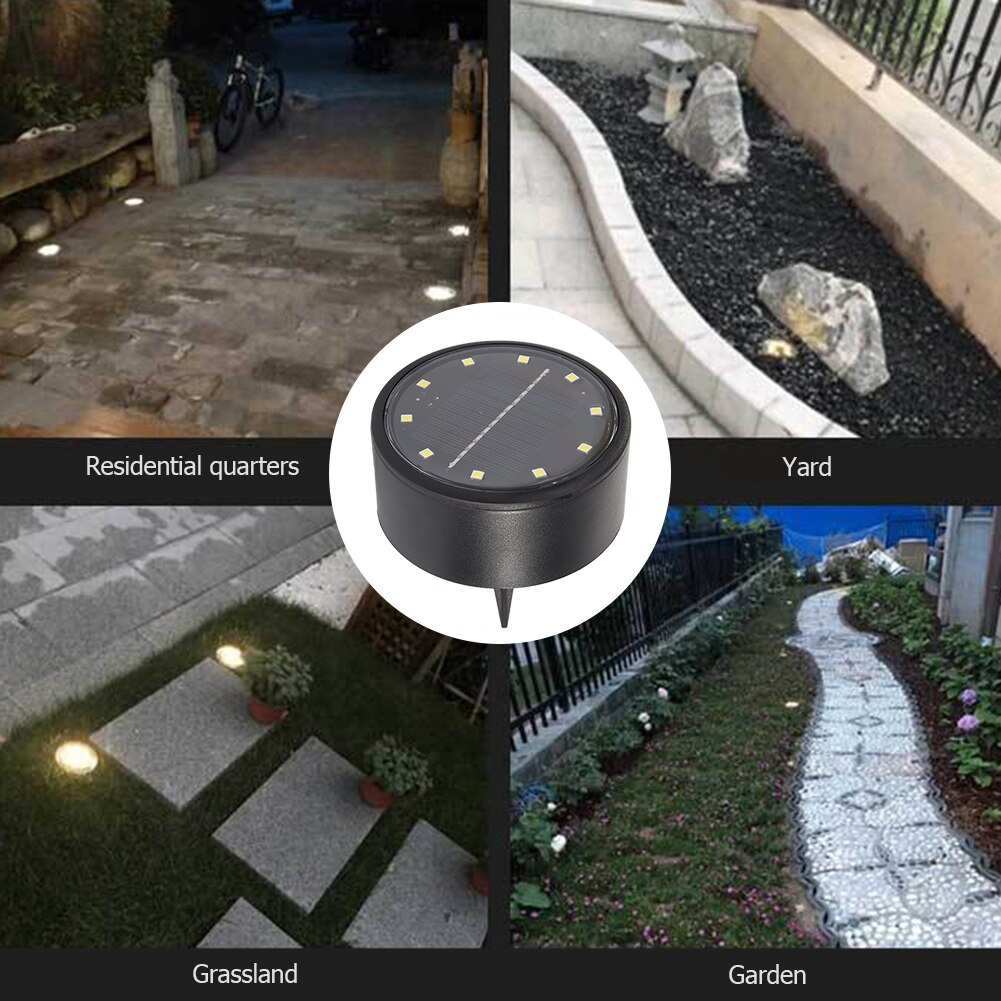 LED Solar Boden Licht Outdoor Rasen Treppen Deckin... – Vicedeal