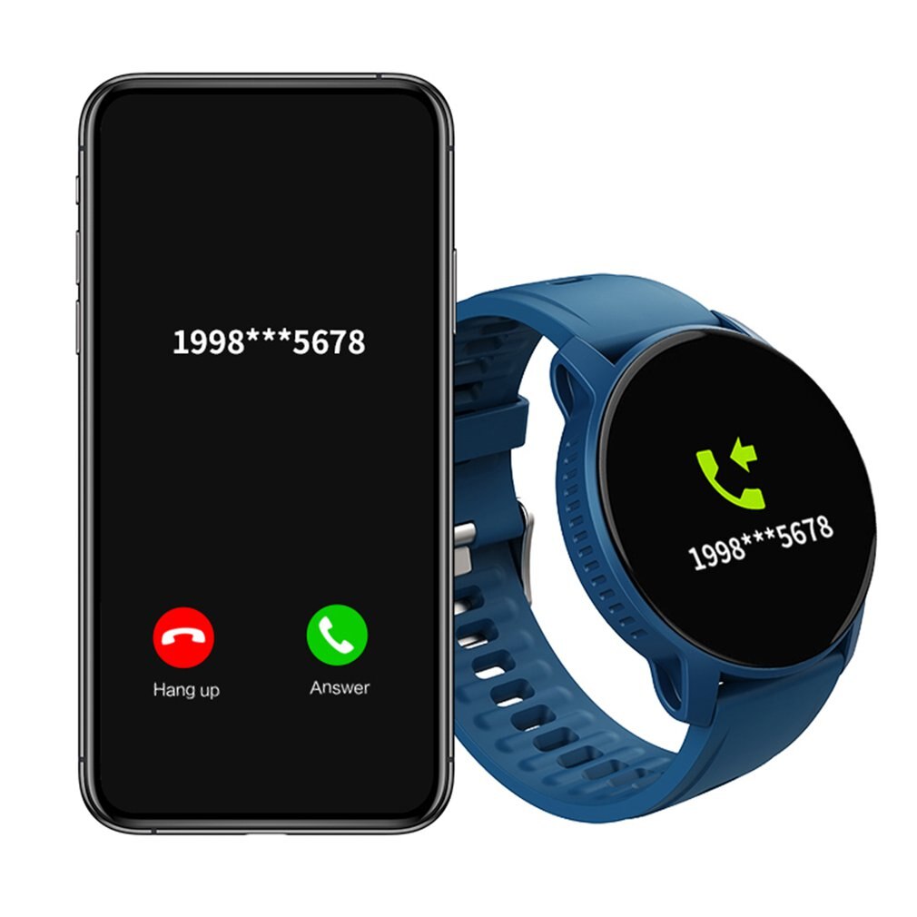 Heart Rate Monitor W9 Smart Watch Sports Mode Sleep Time Monitor Bracelet Full Touch Screen Waterproof IP67