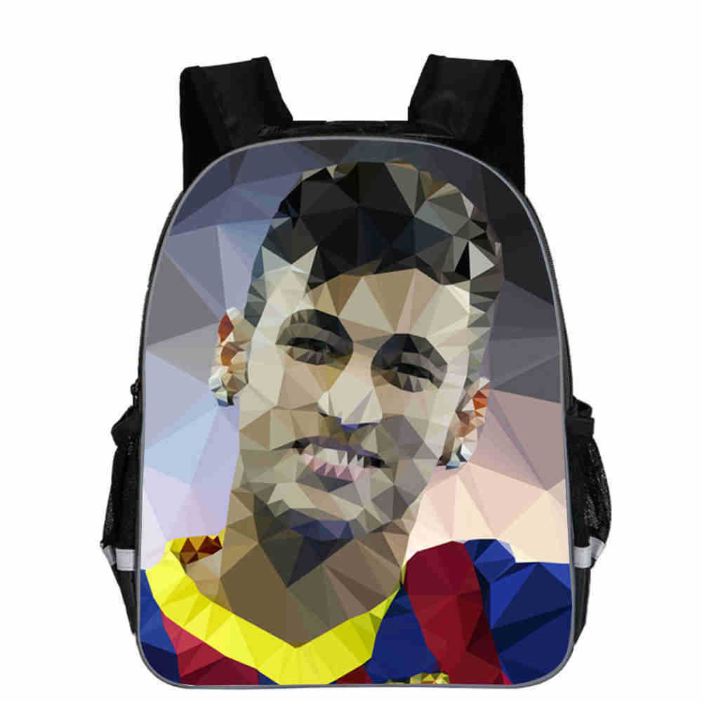 11 inch Children Bags 3D Ice Soccerly/Foot Ball Pattern for Teen Boys Girls Kids team Bags: 6